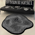 Irregular Creative Pattern Floor Mat — 1-Piece Set — Non-Slip, Soft Rug